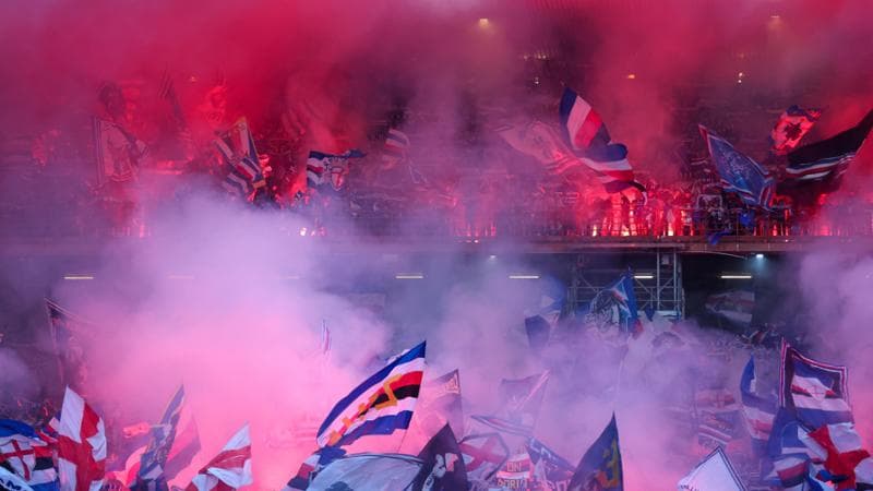 I tifosi della Sampdoria a Marassi