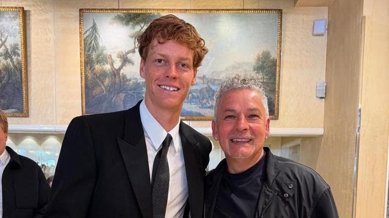 Jannik Sinner e Roberto Baggio