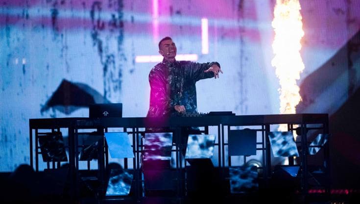 L'esibizione di Gabry Ponte all'Eurovision