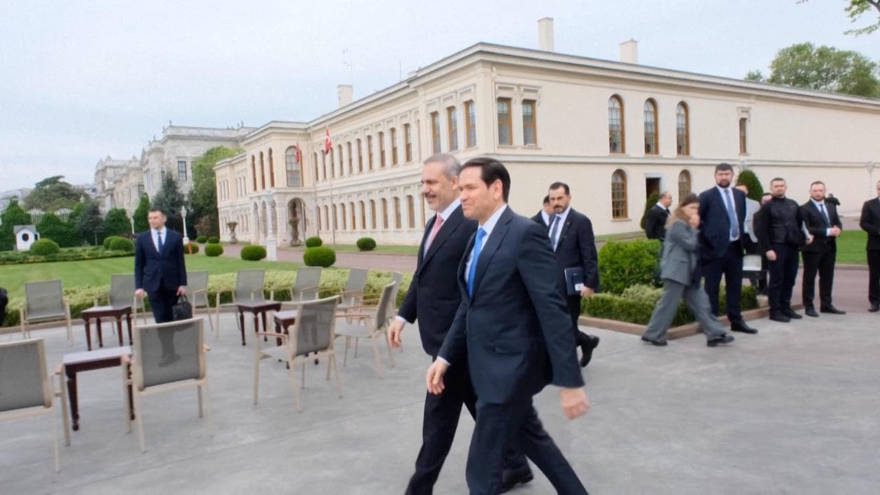 Ucraina, l'arrivo del segretario di Stato americano Rubio ai colloqui di Istanbul