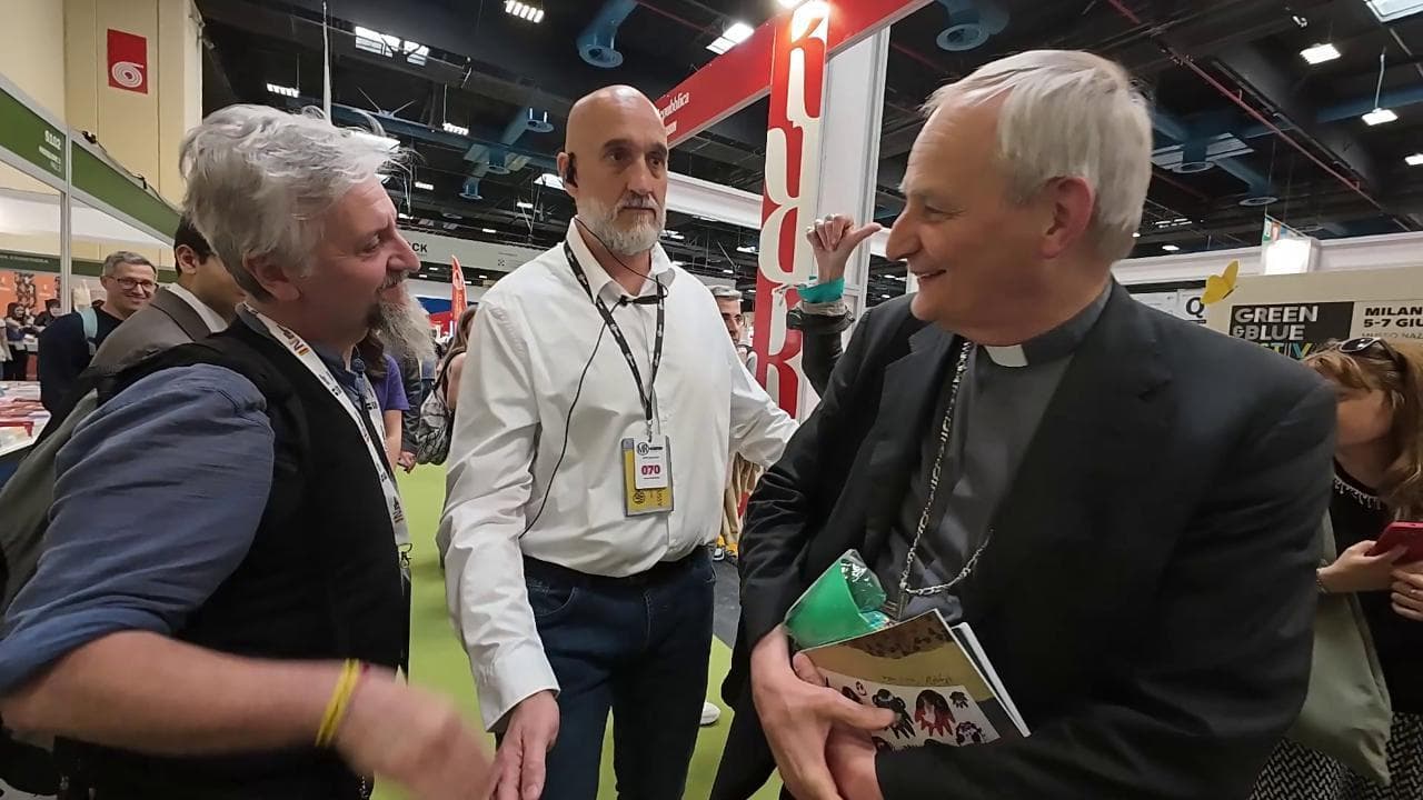 Arena Robinson, Zuppi scherza con Celestini: "Pure tu a Repubblica?" e scatta la gag