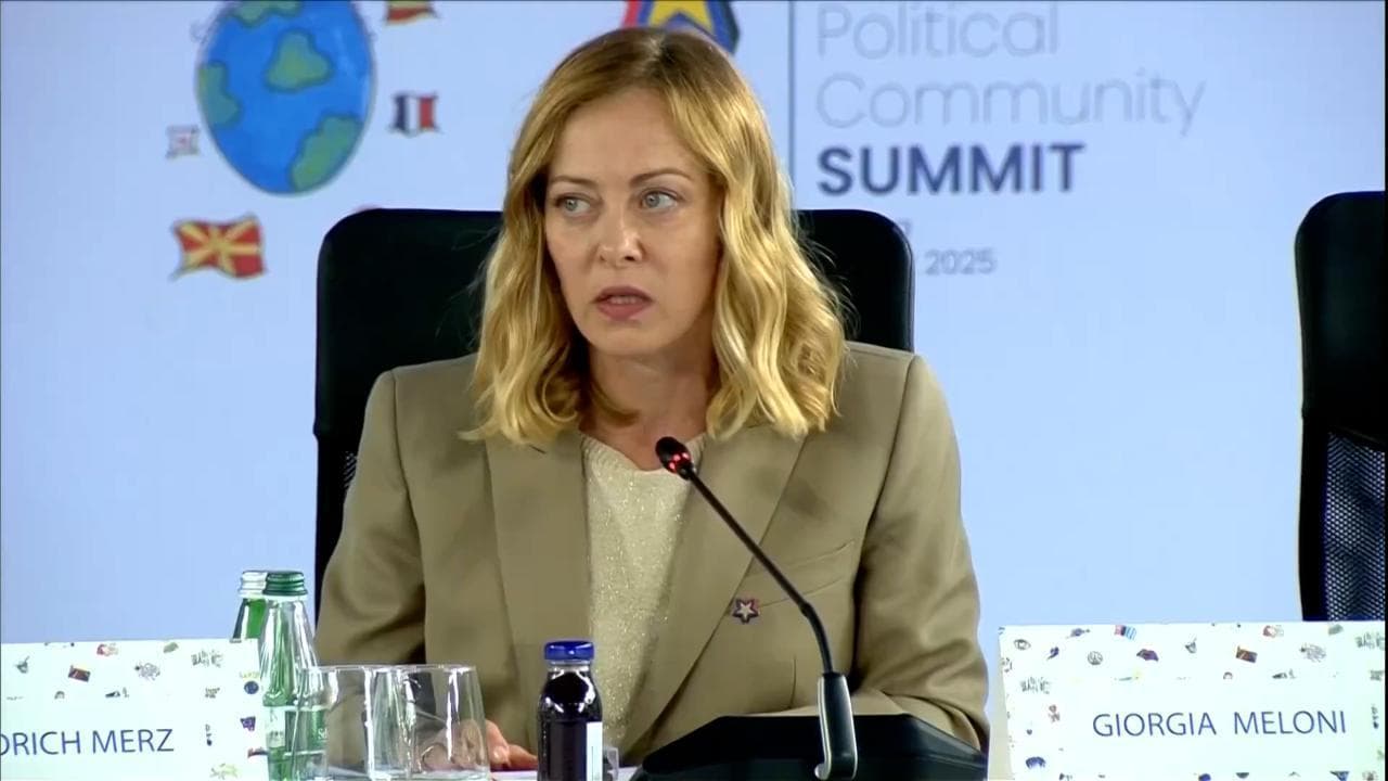 Meloni: "Avanti al fianco di Kiev, nulla di più europeo della tenacia degli ucraini"