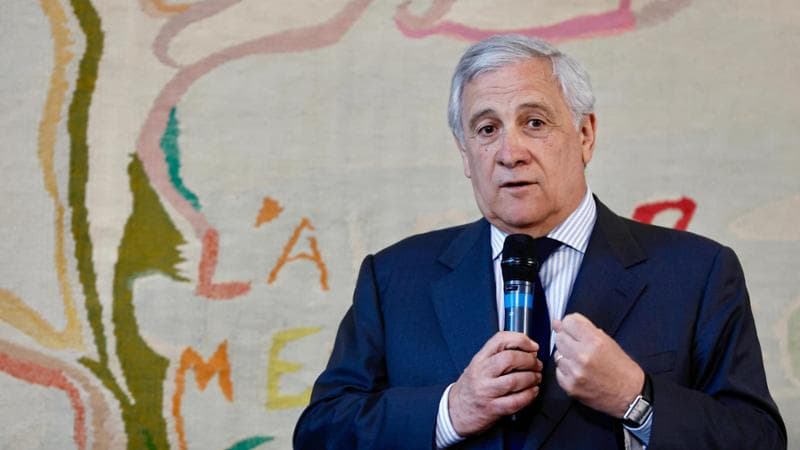 Il ministro degli Esteri, Antonio Tajani