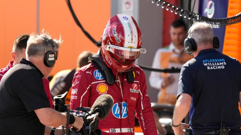 La delusione di Charles Leclerc dopo l'eliminazione