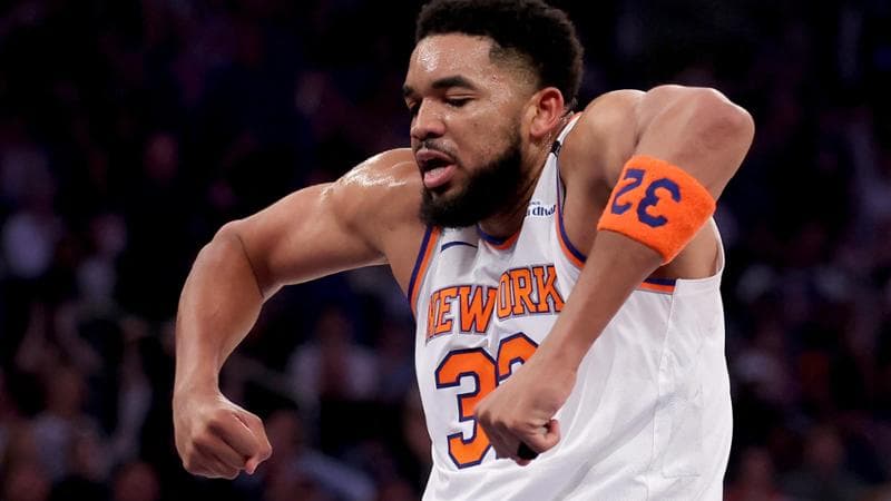 L'iconica esultanza di Karl-Anthony Towns dei Knicks