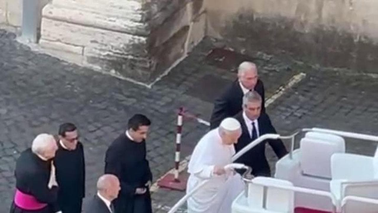 La partenza del pontefice