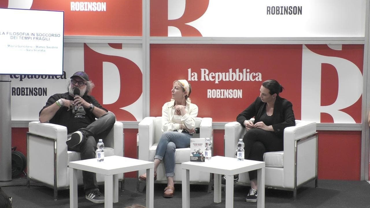 Arena Repubblica Robinson, la filosofia in soccorso dei tempi fragili con Gancitano e Saudino