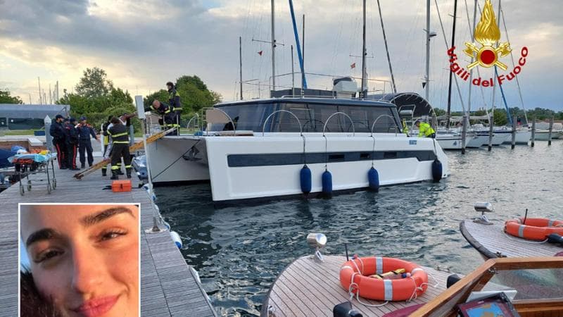 Il catamarano e Anna Chiti