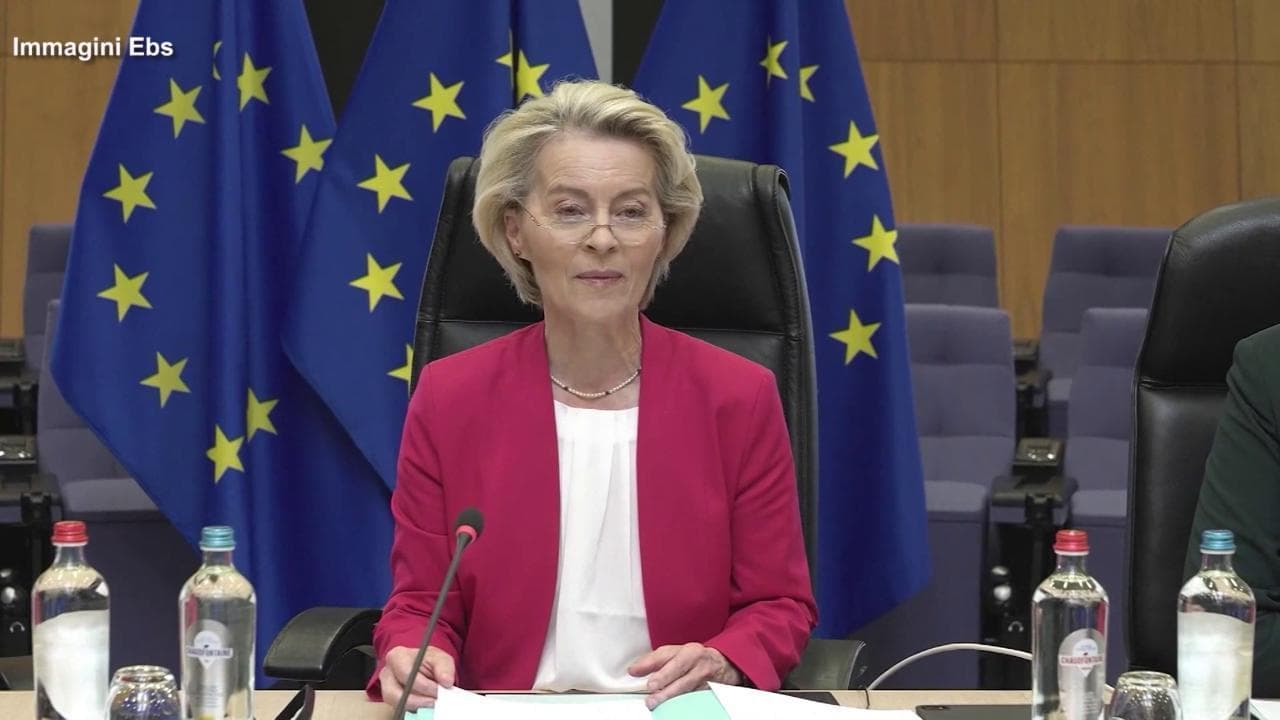 Ue, von der Leyen a Mattarella: "Risponderemo al suo 'Nessun dorma'"