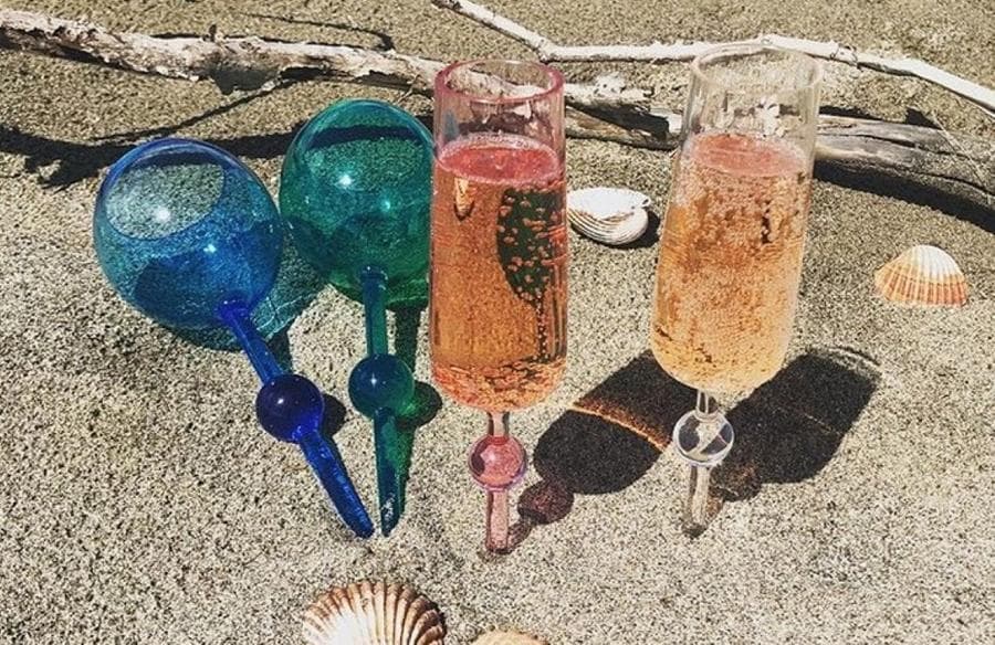 Bicchieri da vino galleggianti da 2 pezzi Bicchieri infrangibili