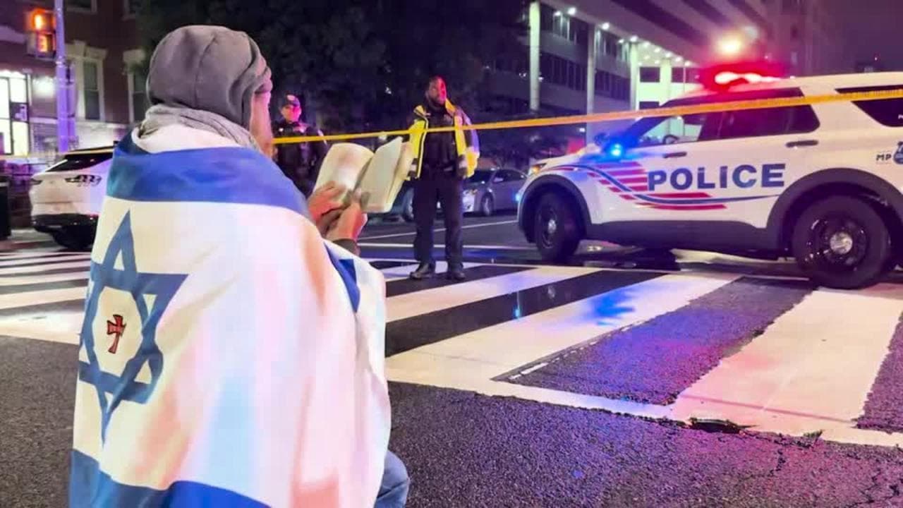 Washington, uccisi due membri dell'ambasciata israeliana: la polizia sul luogo del duplice omicidio