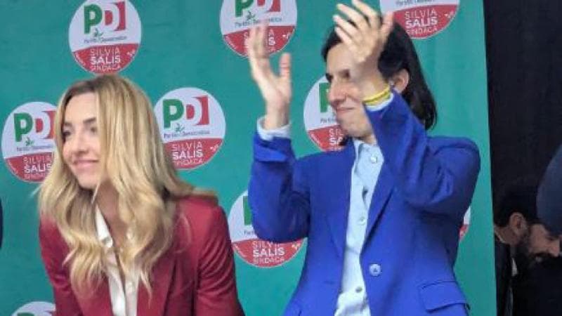 Elly Schlein a Genova per la chiusura della campagna elettorale di Silvia Salis
