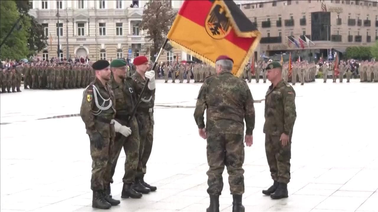 Vilnius, soldati tedeschi in Lituania: è la prima volta dalla seconda guerra mondiale