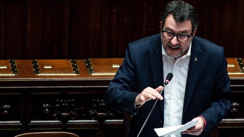 Il ministro delle Infrastrutture e Trasporti Matteo Salvini
