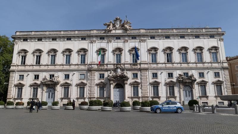 Roma, la sede della Corte costituzionale