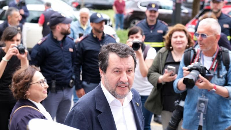 Il ministro delle Infrastrutture e Trasporti Matteo Salvini
