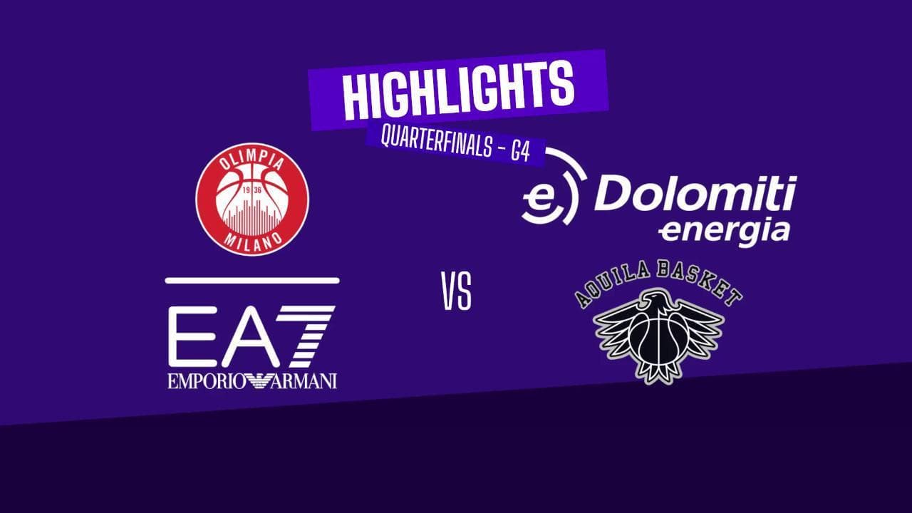 Basket serie A, gli highlights di Milano vs Trento