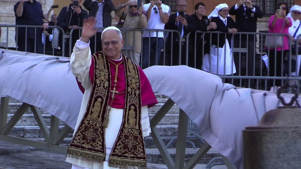 Papa Leone XIV arriva a S. Giovanni in Laterano per prendere possesso della basilica
