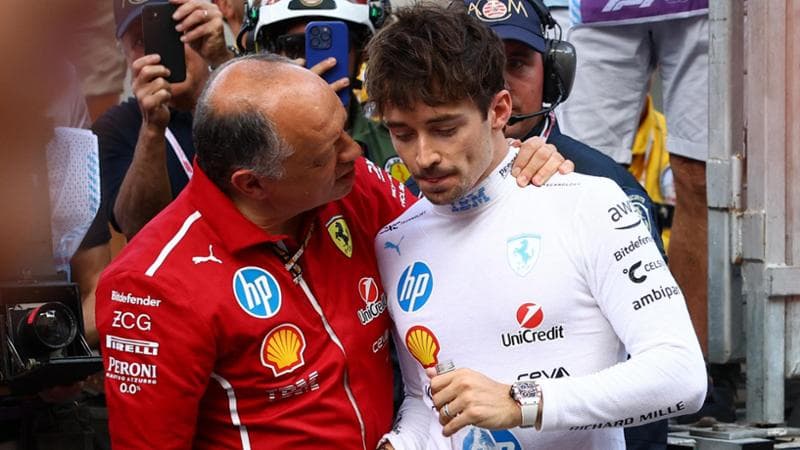 Leclerc con Vasseur
