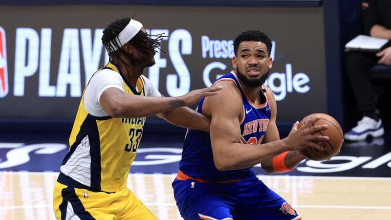 Karl-Anthony Towns in azione
