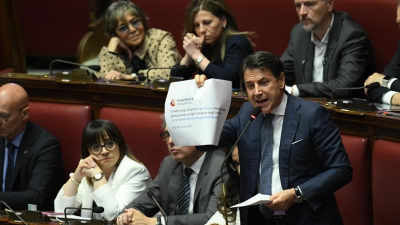 Il leader del M5S, Giuseppe Conte
