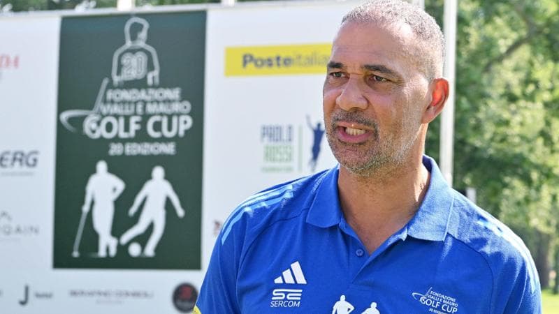 Gullit alla 20a edizione della Vialli e Mauro golf Cup