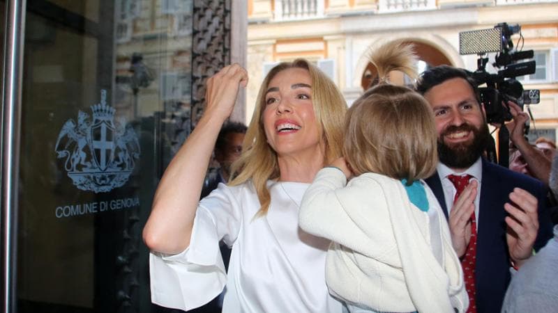 Silvia Salis nuovo Sindaco di Genova a Palazzo Tursi