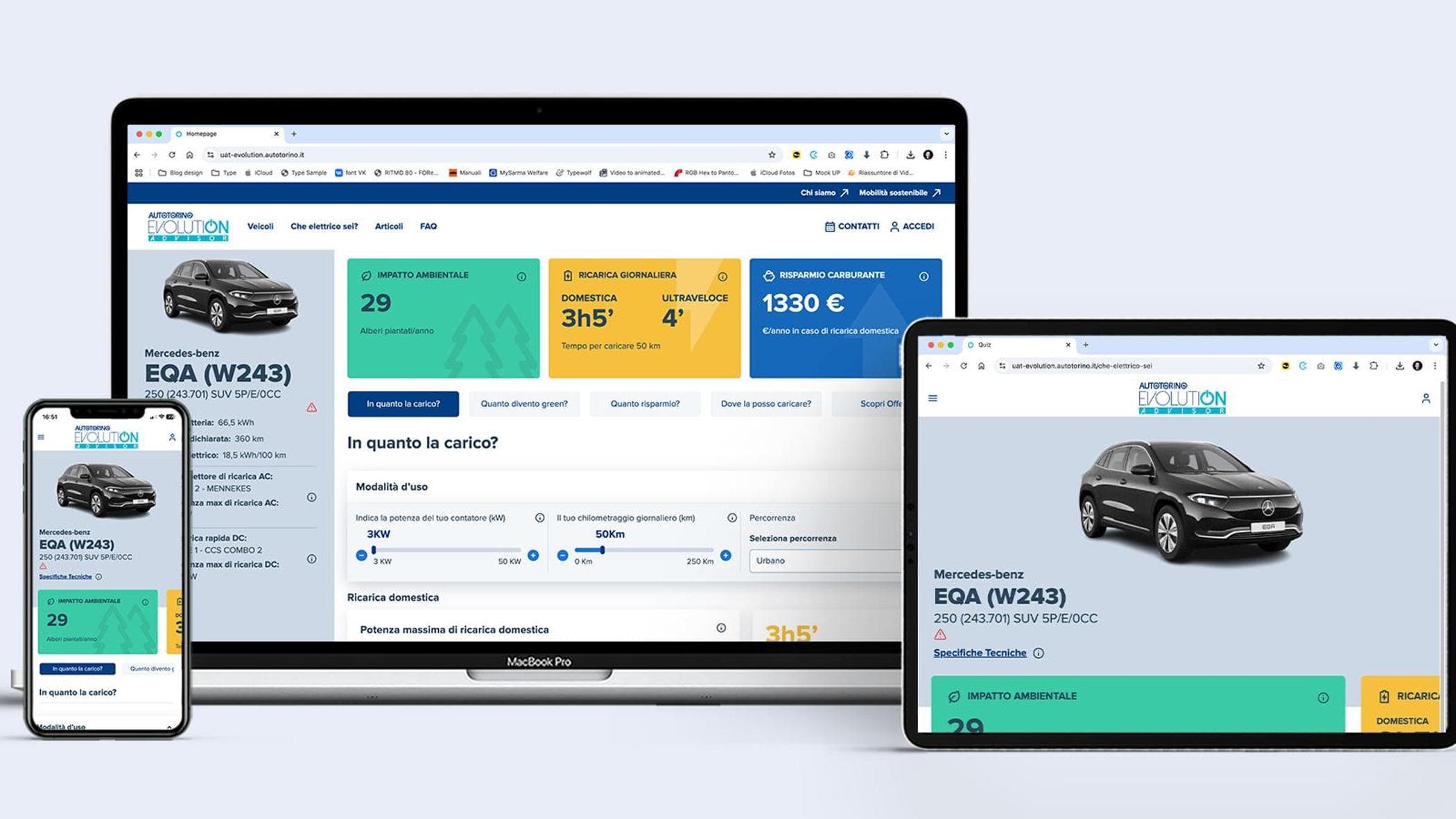 適切な電気自動車？ 「Autotorinoino Evolution Advisor」プラットフォームでオンラインで配置されています