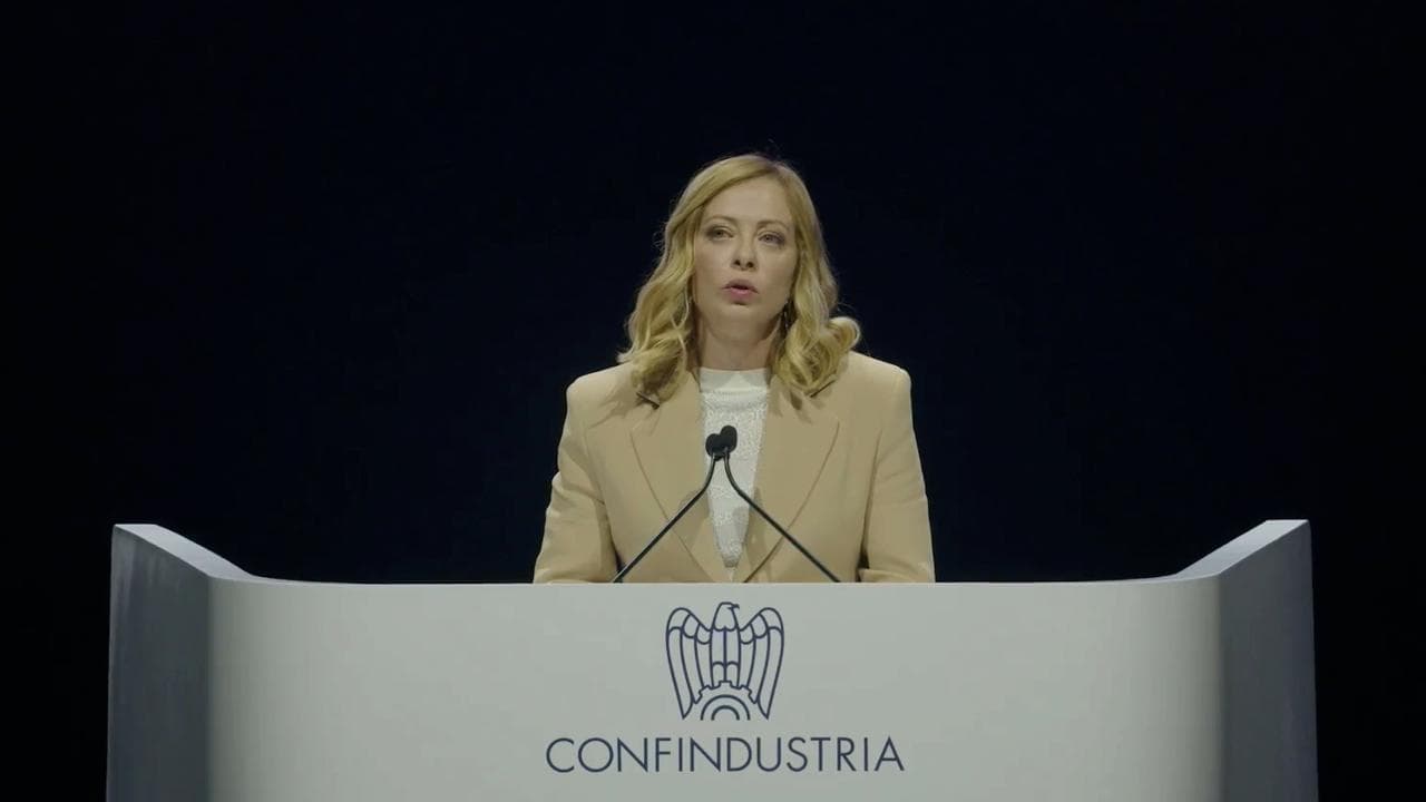 Confindustria, Meloni: "Ue non sempre dalla nostra parte, Italia oggi credibile"