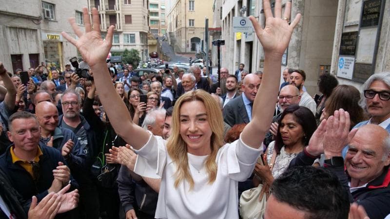 La neo sindaca di Genova Silvia Salis
