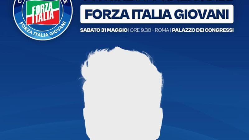 Fedez al congresso di Forza Italia Giovani