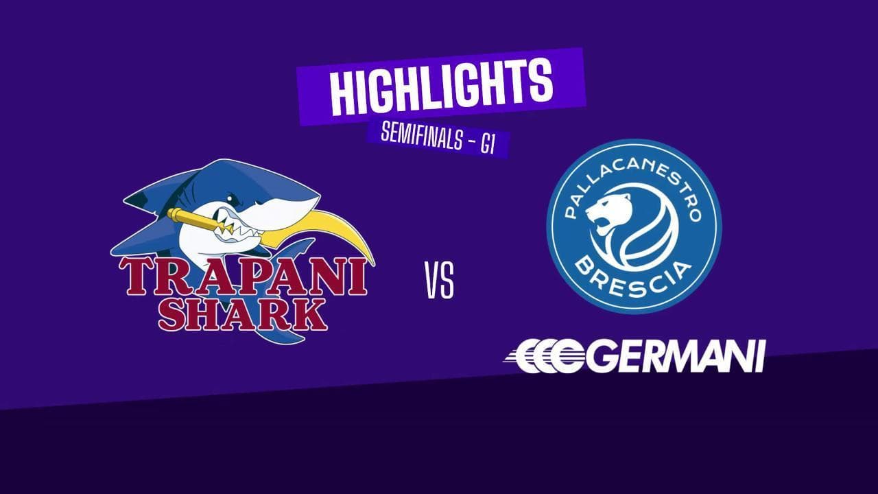 Basket serie A, gli highlights di Trapani vs Brescia