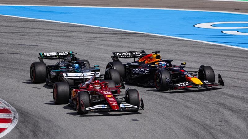 Leclerc, Verstappen e Russell