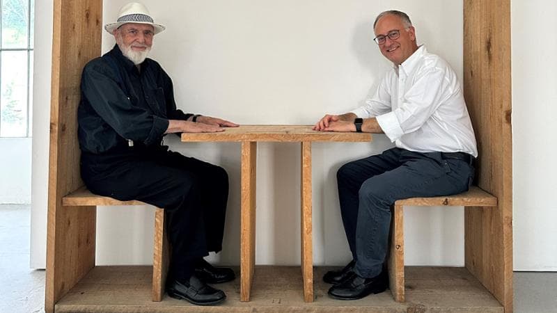 Michelangelo Pistoletto e Antonio Spadaro

