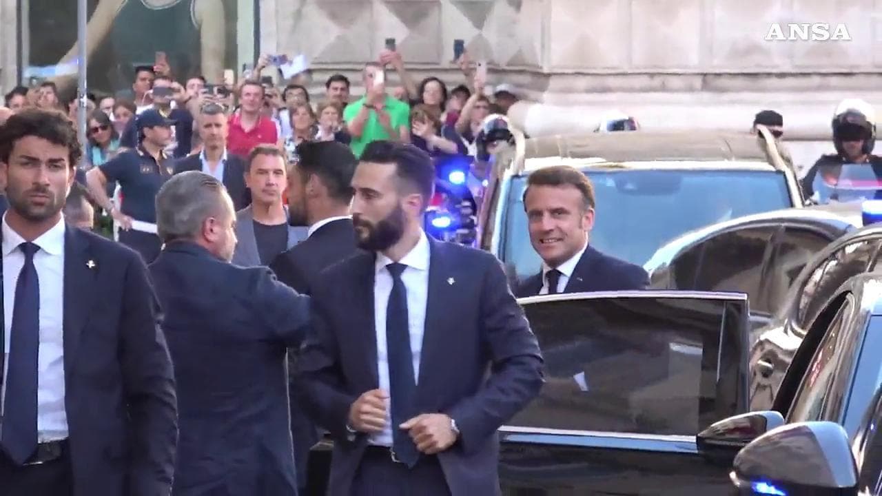 Bilaterale tra Italia e Francia, l'arrivo di Macron a Palazzo Chigi