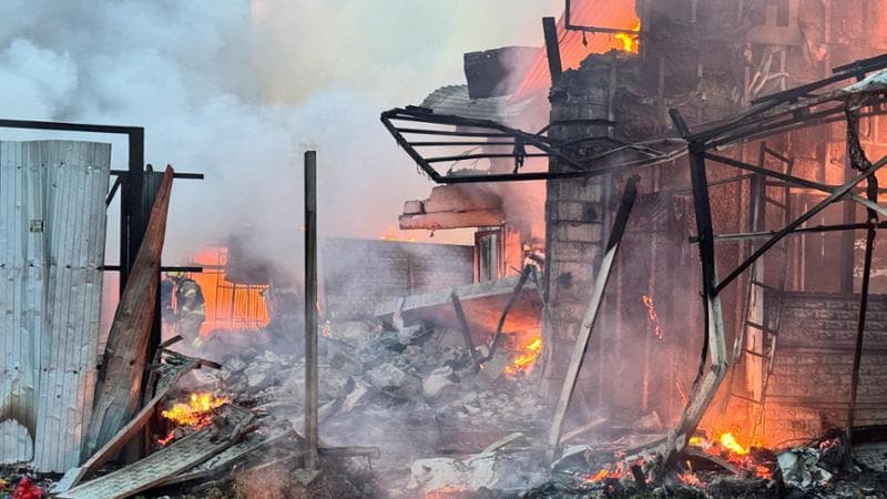 Attacco di droni russi sull'Ucraina