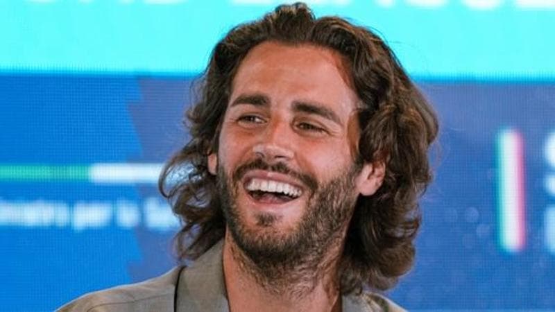 Gianmarco Tamberi alla presentazione del Golden Gala (foto Fidal Fidal)