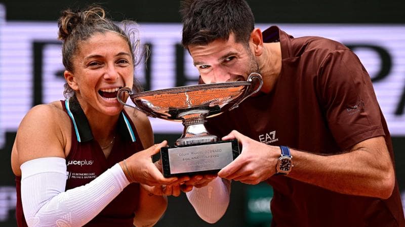 Sara Errani e Andrea Vavassori