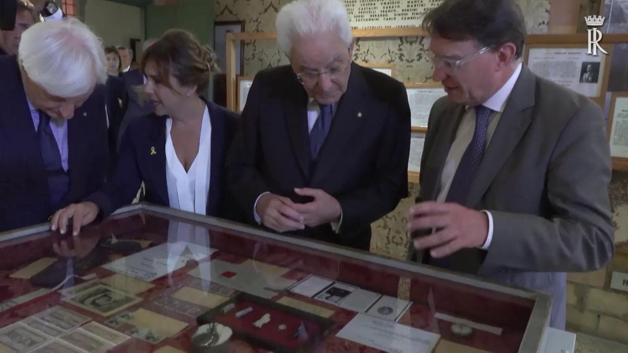 Mattarella in visita privata al Museo della Liberazione di via Tasso a Roma