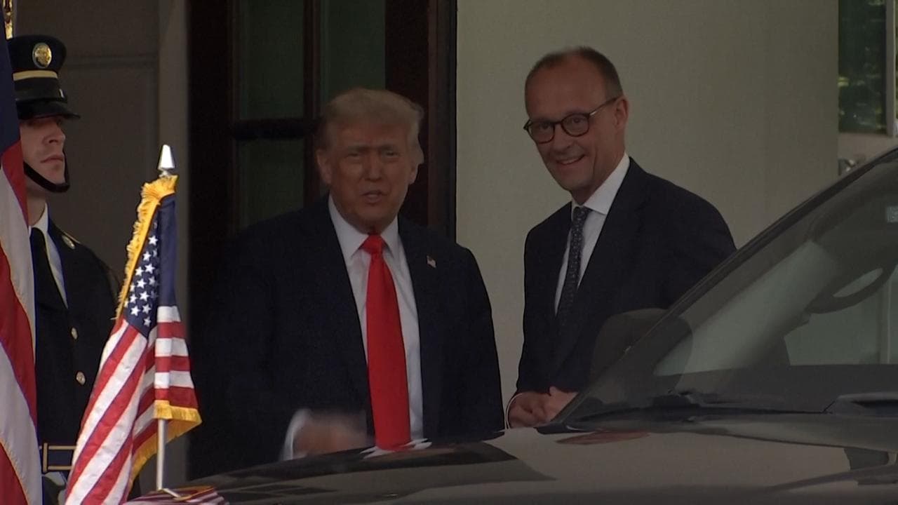 Usa-Germania, Trump accoglie il cancelliere Merz alla Casa Bianca