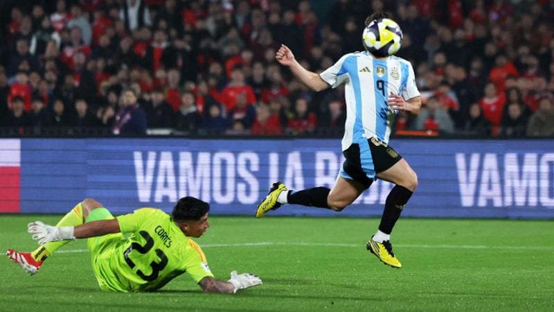 Julian alvarez scores for Argentina