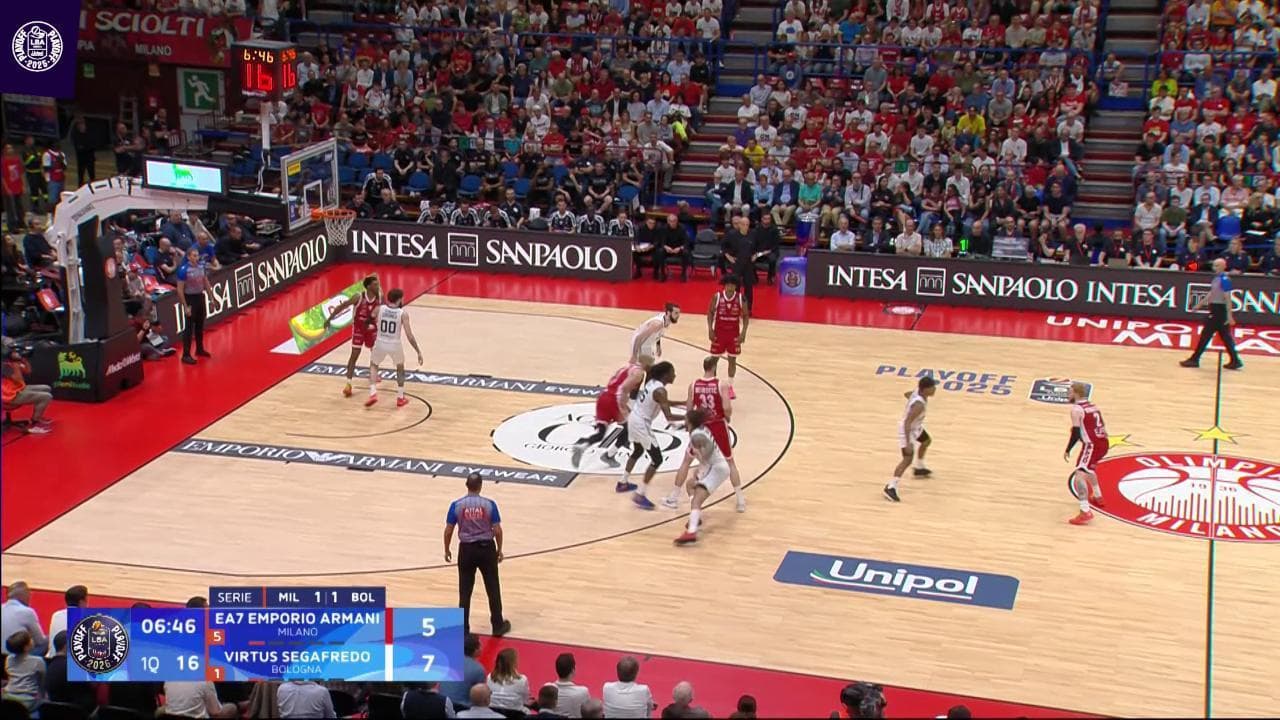 Basket serie A, gli highlights di Milano vs Bologna