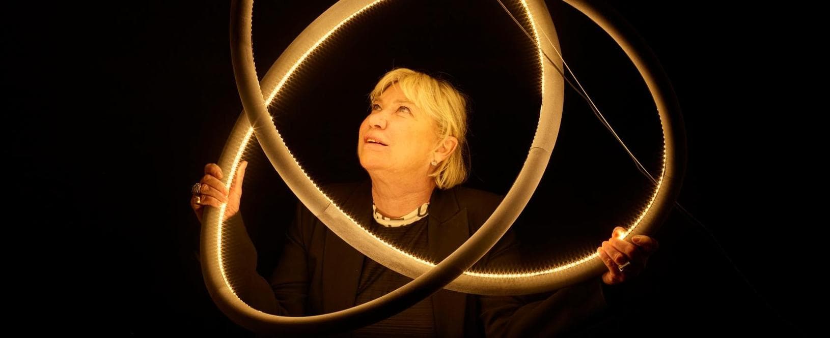 Carlotta de Bevilacqua, ceo di Artemide, con Idyllium (foto Pierpaolo Ferrari)