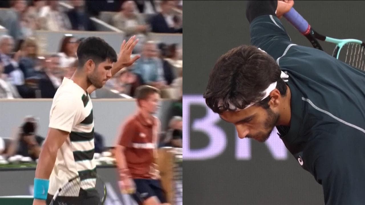 Roland Garros, Musetti si ritira contro Alcaraz: l'italiano esce applaudito dal suo avversario