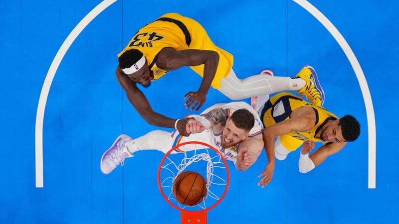 Gara-1 della finale Nba tra Oklahoma e Indiana
