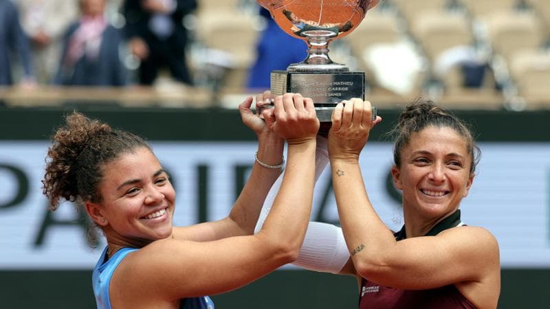 Jasmine Paolini e Sara Errani