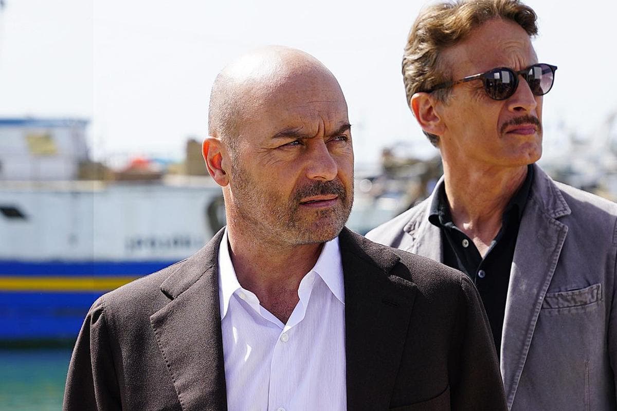 Luca Zingaretti e Cesare Bocci in "Il commissario Montalbano"