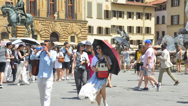 Caldo record a Firenze&nbsp;
