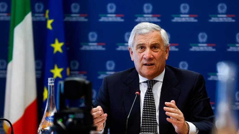 Il ministro degli Affari Esteri Antonio Tajani
