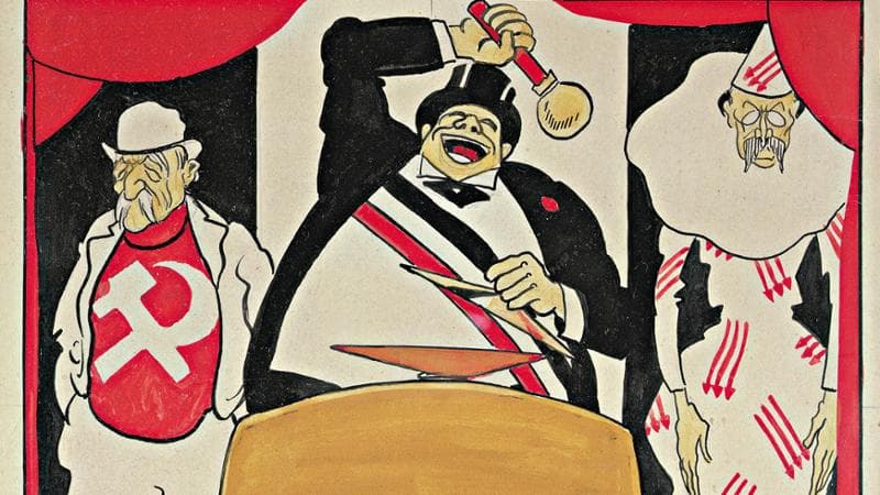 Caricatura del Fronte Popolare francese
